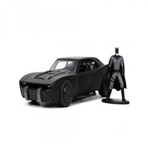 JADA | DC Comics The Batman Batmobile Metal car + Batman figure set