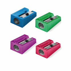 Staedtler - Single Hole Metal Sharpener Assorted Color, 1 Piece