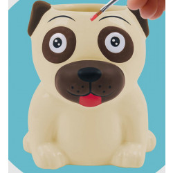 Play Go | Paint Your Own | Pug Ceramic