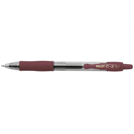 قلم كرة دوارة جل قابلة للسحب 0.7 مم لون الكراميل من بايلوت