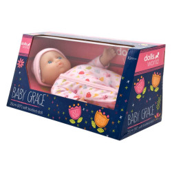 Dolls World | Soft Bodied Baby Doll Grace | 25 cm