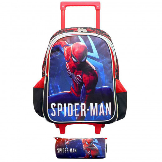 Simba | Spiderman Games Trolley 46cm + Pencil Case