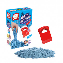 Art Craft | Kinetic Play Sand with Accessories | Blue | 500 gr