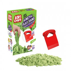 Art Craft | Kinetic Play Sand | Green | 500 gr