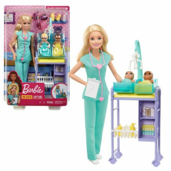 Barbie | You Can Be Anything Baby Doctor Blonde Doll and Playset