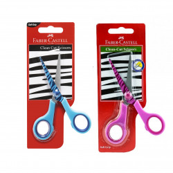 Faber Castell | Clean Cut Scissor | Random Color.