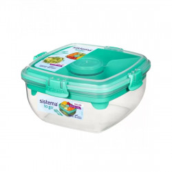 Sistema - Salad To Go 1.1L - Turquoise