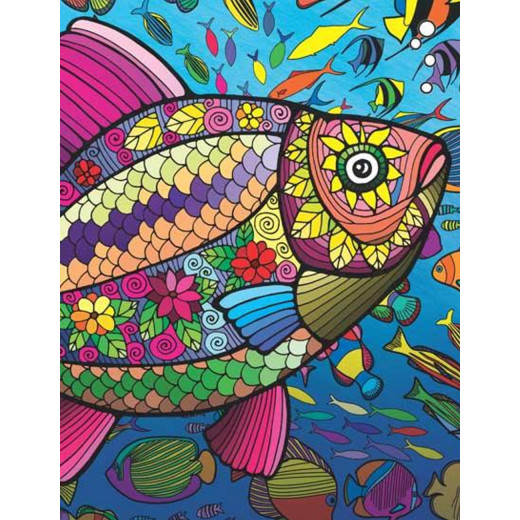 Dreamland | Extreme Copy Color | Sea World | A Drawing Painting & Colouring Book For Adults