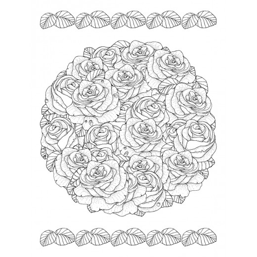 Dreamland mandala coloring for kids