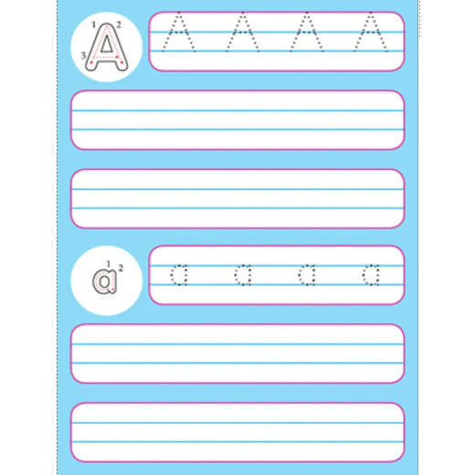 Dreamland | Flash Cards Alphabet | 30 Double Sided Wipe Clean Flash Cards for Kids