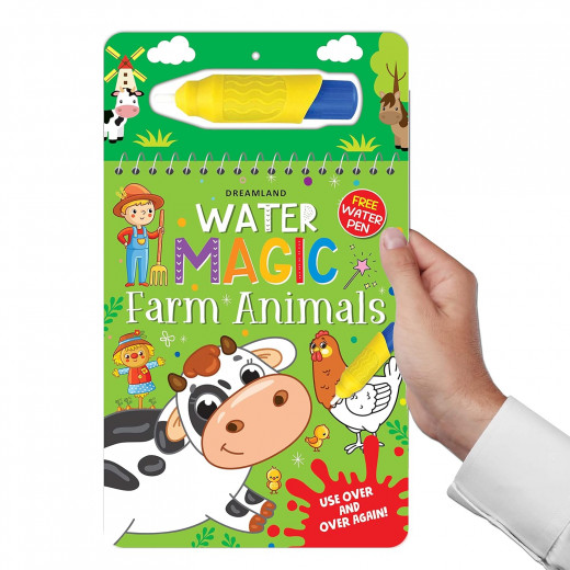 Dreamland water magic farm animals with water pen use over and over again