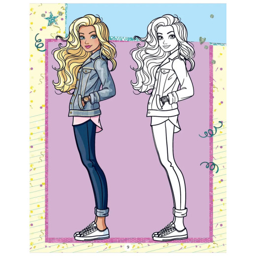 Dreamland Barbie Copy Coloring Book