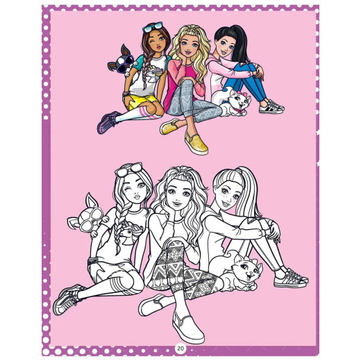 Dreamland Barbie Copy Coloring Book