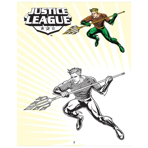 Dreamland Justice League Copy Coloring Book