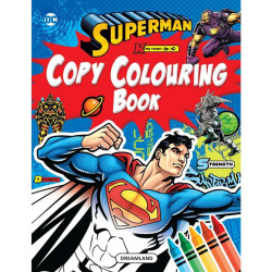 Dreamland Superman Copy Coloring Book