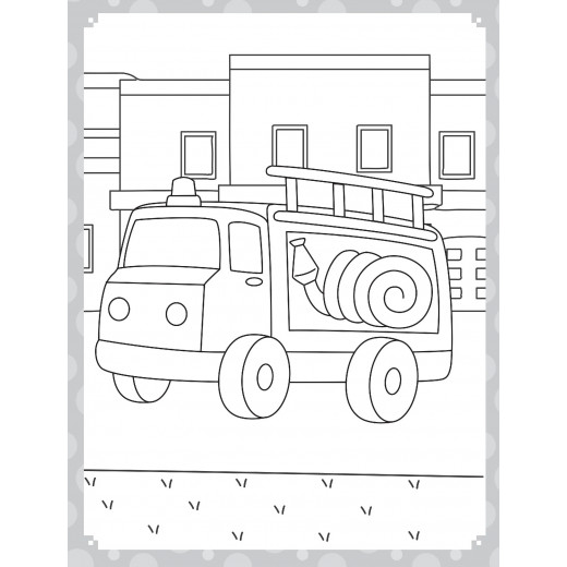 Dreamland | Publications My Ultimate Vehicles Coloring Fun Book With Free Crayons