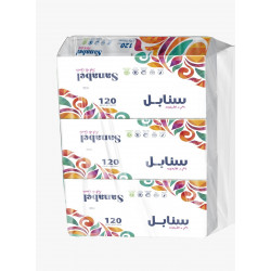 Sanabel Facial Tissues 120 Double Tissues * 3 Pieces