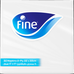 Fine Table Napkins, 2 Ply, 50 Pieces