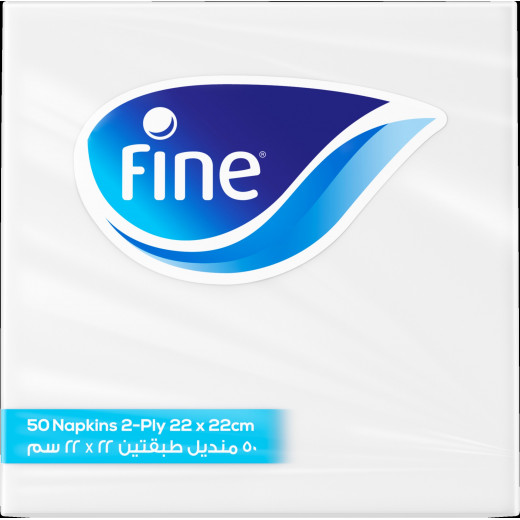 Fine Table Napkins, 2 Ply, 50 Pieces