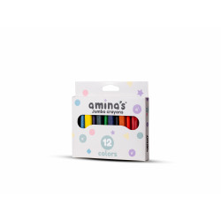 Amina's jumbo crayons - 12