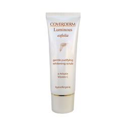 Coverderm Luminous Exfolia, whitening scrub, 50ml