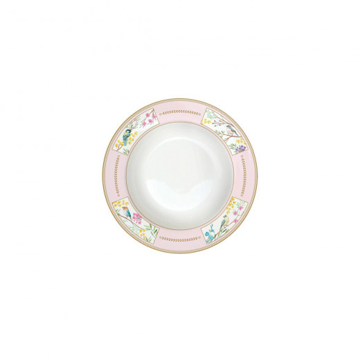 Easy Life Birds Melody Soup Plate - Multicolored 21.5cm