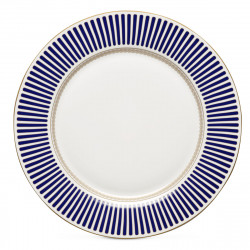 Easy Life Corallo Dinner Plate Blue & Gold 27cm