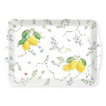 Easy Life Fleurs et Citrons 33x22cm Tray - Multicolored