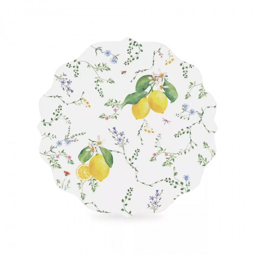 Easy Life Fleurs et Citrons 2-Piece 34.5cm Placemat Set - Multicolored