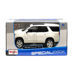 MAISTO 2021 CHEVROLET TAHOE WHITE 1:26 SCALE DIECAST