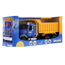 Bruder  MACK Granite Dump Truck for Construction and Farm Pretend Play