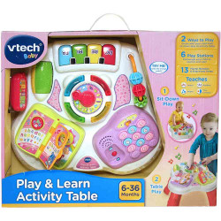 Vtech Play & Learn Activity Table Pink