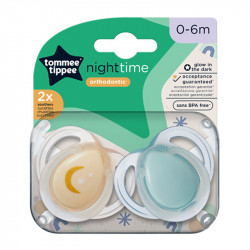 Tommee Tippee Closer to Nature  NIGHT TIME SOOTHER (0-6 m)