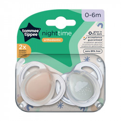 Tommee Tippee Closer to Nature  NIGHT TIME SOOTHER (0-6 m)