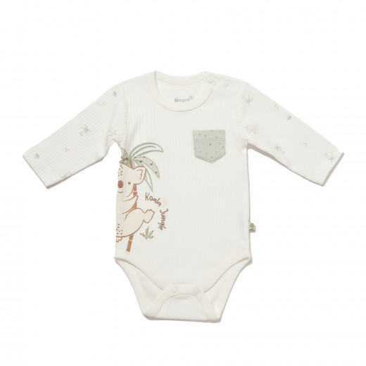 BiOrganic Koala Jungle Body Long Sleeve Mint (18-24 Months)