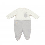 BiOrganic Koala Jungle Romper Grey (6-9 Months)