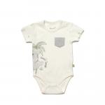 BiOrganic Koala Jungle Body Short Sleeve Grey (18-24 Months)