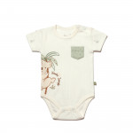 BiOrganic Koala Jungle Body Short Sleeve Mint (6-9 Months)