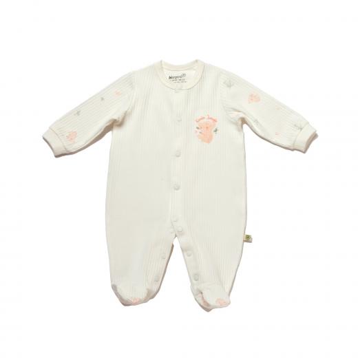 BiOrganic Koala Jungle Newborn Romper Pink (0-3 Months)