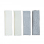 Babyjem Muslin Mouth Tissue / 4 Pcs / Grey