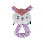 Babyjem Soft Baby Cat Rattle Toy / Rose