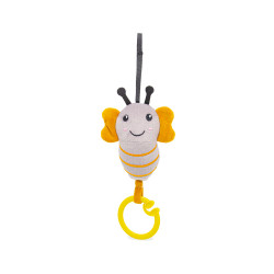 Babyjem Vibrating Baby Bee Toy / Grey