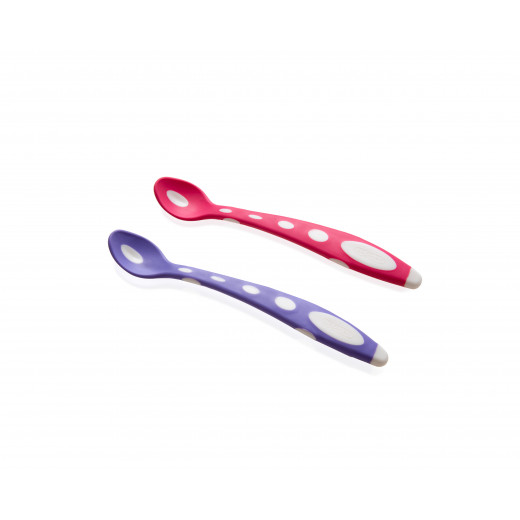 Babyjem Soft Tip Spoon Pink/Purple