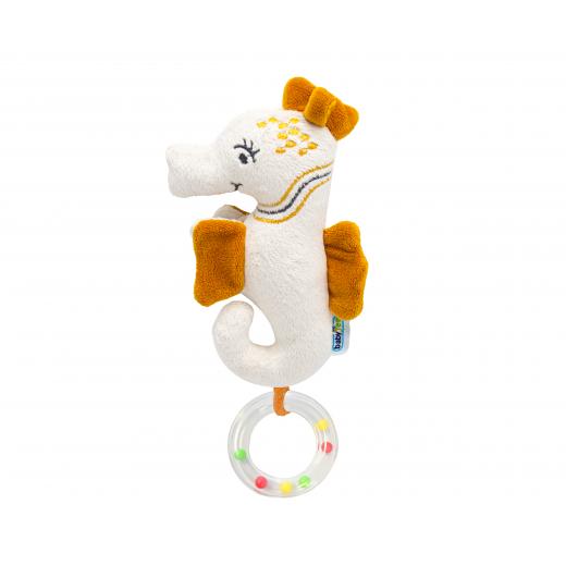 Babyjem Soft Baby Seahorse Rattle Toy / Orange