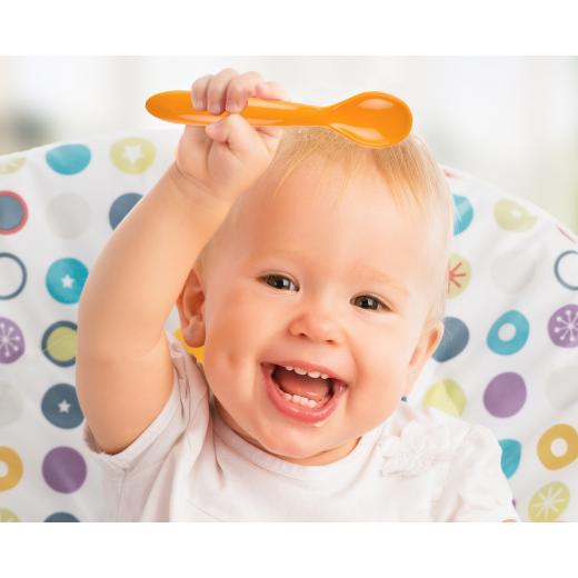 Babyjem Baby Spoon And Fork Set Yellow