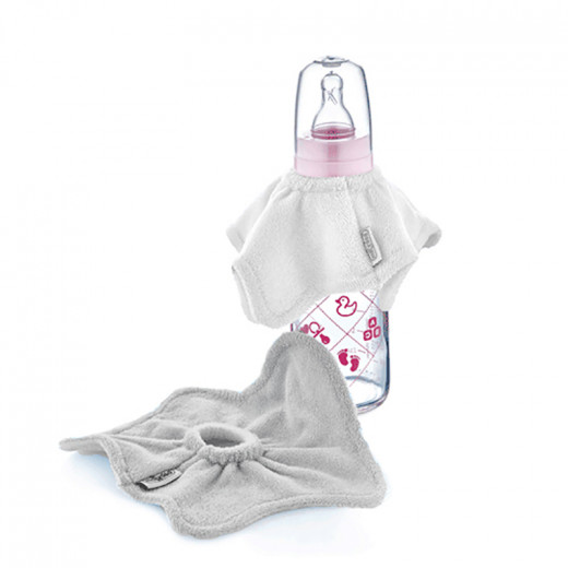 Babyjem Baby Bottle Bi̇b Grey