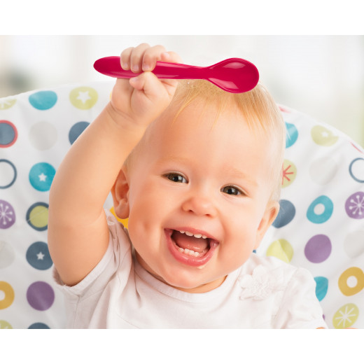 Babyjem Baby Spoon And Fork Set Red