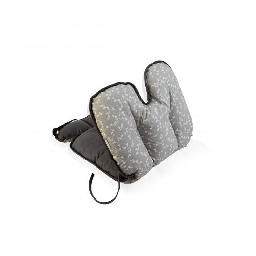 Babyjem Stroller And High Chair Cushion Gray Flower