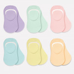 Bistyle 6-Pairs Baby Ballerina Socks (6-12 m) Colored