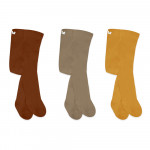 Bistyle 3-Pairs Combed Cotton Tights (12-24) (Orange, Brown, Yellow)